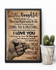 TO DAUGHTER - SOMETIMES - BABY GIRL 16x24 Poster lifestyle-poster-8