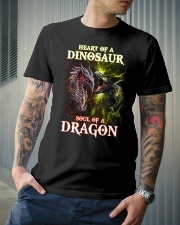 Heart Of A Dinosaur - T-shirt Classic T-Shirt lifestyle-mens-crewneck-front-6