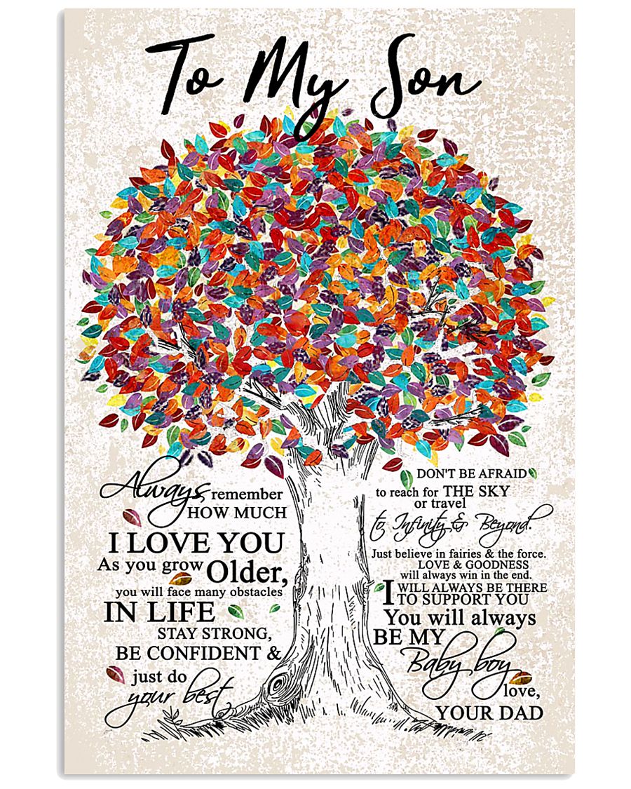 DAD TO SON 16x24 Poster