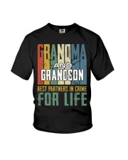 To Grandson - Best Partners In Crime For Life Youth T-Shirt front