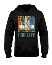 To Grandson - Best Partners In Crime For Life Hooded Sweatshirt tile