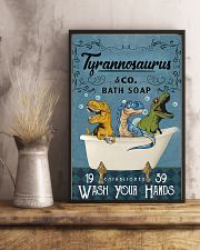 POSTER - TO KIDS - T REX - WASH YOUR HANDS 16x24 Poster lifestyle-poster-3