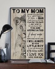 TO MY MOM - LION - YOU ARE APPRECIATED 16x24 Poster lifestyle-poster-2