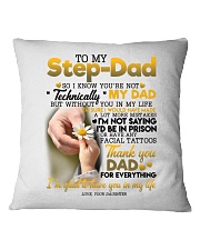 DAUGHTER TO BONUS DAD Square Pillowcase thumbnail