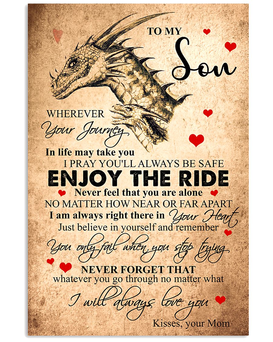 MOM TO SON 16x24 Poster