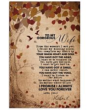 TO MY GORGEOUS WIFE 16x24 Poster front