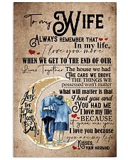 To Wife - Moon - Always Remember That I Love You 16x24 Poster front