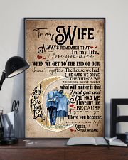 To Wife - Moon - Always Remember That I Love You 16x24 Poster lifestyle-poster-2