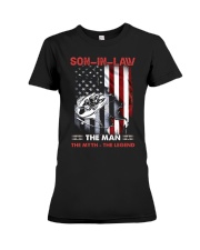 SON-IN-LAW - FISHING - THE MAN THE MYTH Premium Fit Ladies Tee tile
