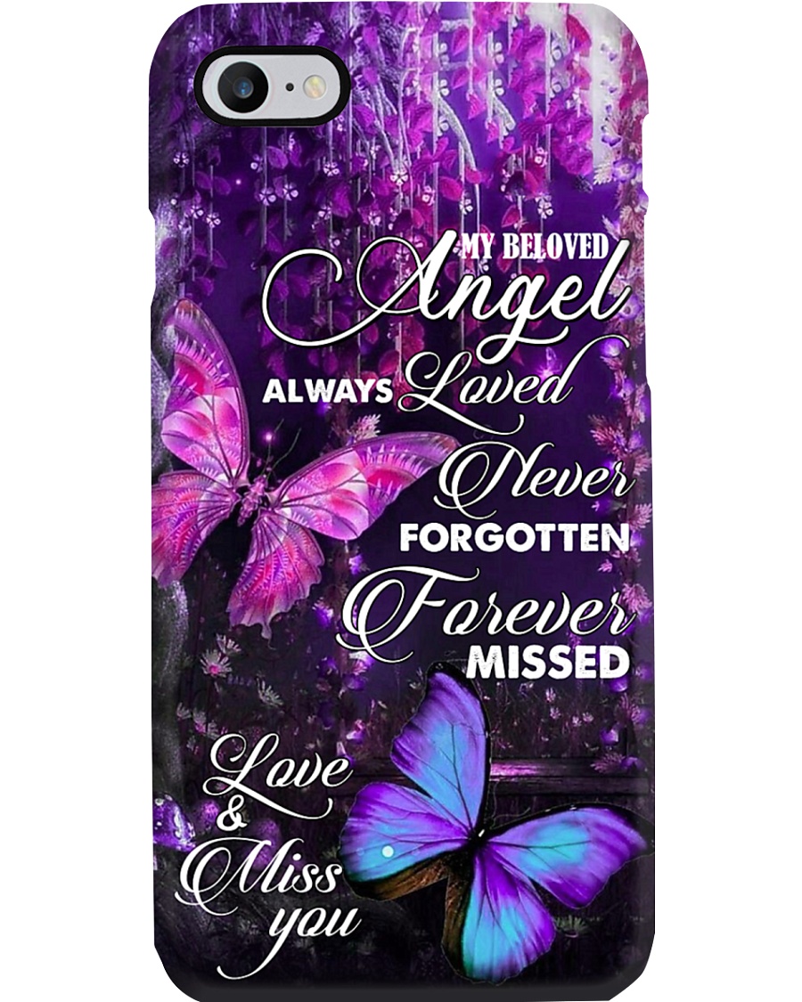 MY BELOVED ANGEL - BUTTERFLY - MISS YOU Phone Case