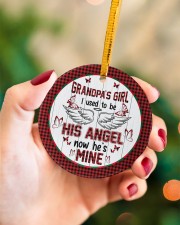 Angel - Grandpa - I Used To Be His Angel Circle ornament - single (porcelain) aos-circle-ornament-single-porcelain-lifestyles-09