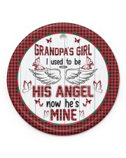 Angel - Grandpa - I Used To Be His Angel Circle ornament - single (porcelain) front