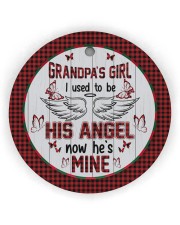 Angel - Grandpa - I Used To Be His Angel Circle Ornament (Wood tile