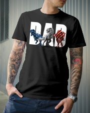 dad dinosaur Classic T-Shirt lifestyle-mens-crewneck-front-6