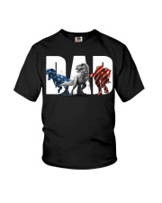 dad dinosaur Youth T-Shirt tile