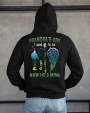 Grandpa's Boy- I used to be his angel now he's mine Hooded Sweatshirt apparel-hooded-sweatshirt-lifestyle-back-162