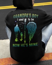 Grandpa's Boy- I used to be his angel now he's mine Hooded Sweatshirt apparel-hooded-sweatshirt-lifestyle-back-95
