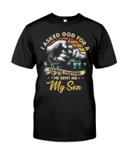 I asked God for a fishing partner Classic T-Shirt front