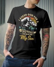 I asked God for a fishing partner Classic T-Shirt lifestyle-mens-crewneck-front-6