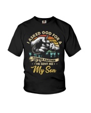 I asked God for a fishing partner Youth T-Shirt thumbnail