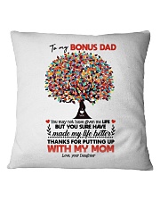DAUGHTER TO BONUS DAD Square Pillowcase thumbnail
