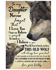 DADDY TO DAUGHTER 16x24 Poster front