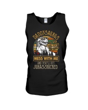 Daddysaurus-jurasskicked Unisex Tank tile