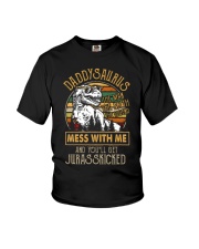 Daddysaurus-jurasskicked Youth T-Shirt tile
