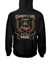 Grandpa's Girl- I used to be his angel now he's mine Hooded Sweatshirt back