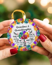 Granddaughter - Thanh You For Standing By My Side Circle ornament - single (porcelain) aos-circle-ornament-single-porcelain-lifestyles-08