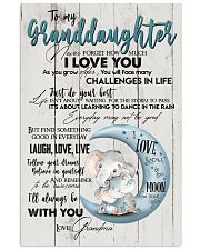 TO MY GRANDDAUGHTER - I LOVE YOU 16x24 Poster front