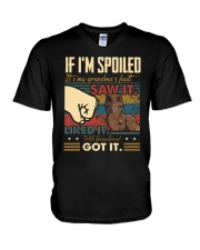 GRANDMA TO GRANDSON - SPOILED - GOT IT V-Neck T-Shirt thumbnail