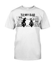 To My Dad - Motorbike - Sticker Classic T-Shirt tile
