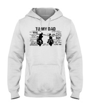 To My Dad - Motorbike - Sticker Hooded Sweatshirt tile