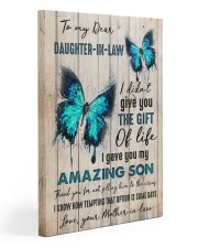 To My Daughter-in-law - Butterfly - Gift of Life 20x30 Gallery Wrapped Canvas Prints front