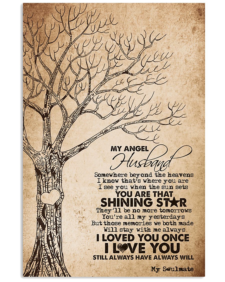 MY ANGEL HUSBAND 16x24 Poster