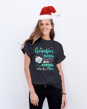 Angel - Grandpa - I Used To Be His Angel Classic T-Shirt lifestyle-holiday-crewneck-front-1