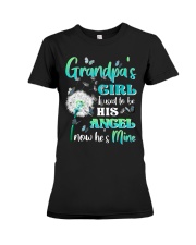 Angel - Grandpa - I Used To Be His Angel Premium Fit Ladies Tee tile