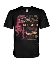 T rex - Let Me Pour You A Tall Glass - T-shirt V-Neck T-Shirt tile