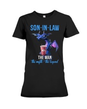 SON-IN-LAW - DRAGON - THE MAN THE MYTH THE LEGEND Premium Fit Ladies Tee thumbnail