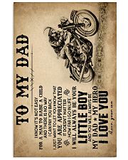 To My Dad - Motorcycle - Poster 16x24 Poster front