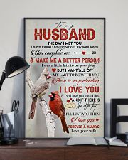 TO MY HUSBAND - CARDINAL - I LOVE YOU 16x24 Poster lifestyle-poster-2
