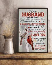 TO MY HUSBAND - CARDINAL - I LOVE YOU 16x24 Poster lifestyle-poster-3