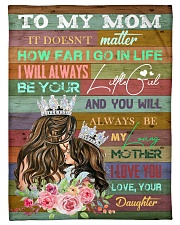 To My Mom - Fleece Blanket Fleece Blanket tile