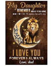 TO MY DAUGHTER - LIONESS PRINCESS - WHO YOU ARE 16x24 Poster front