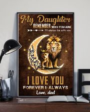 TO MY DAUGHTER - LIONESS PRINCESS - WHO YOU ARE 16x24 Poster lifestyle-poster-2
