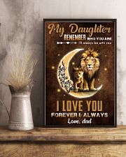 TO MY DAUGHTER - LIONESS PRINCESS - WHO YOU ARE 16x24 Poster lifestyle-poster-3