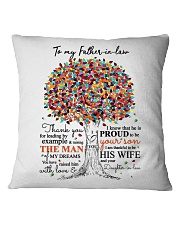 TO MY FATHER IN LAW Square Pillowcase thumbnail