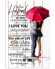 TO MY HUSBAND - COUPLE - I LOVE YOU 16x24 Poster front