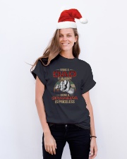 Grandpa - Being A Grandpa Is Priceless - T-Shirt Classic T-Shirt lifestyle-holiday-crewneck-front-1